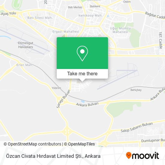 Özcan Civata Hırdavat Limited Şti. map