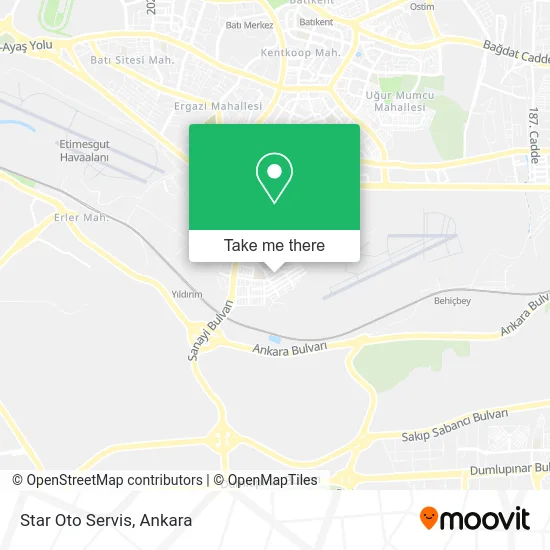 Star Oto Servis map