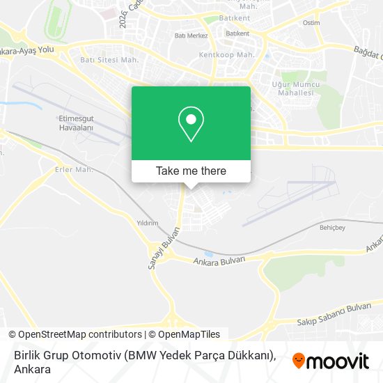 Birlik Grup Otomotiv (BMW Yedek Parça Dükkanı) map