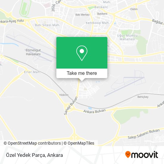 Özel Yedek Parça map