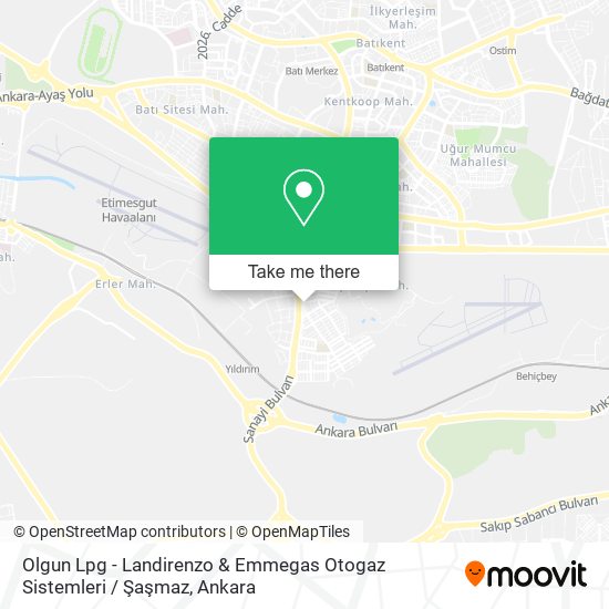 Olgun Lpg - Landirenzo & Emmegas Otogaz Sistemleri / Şaşmaz map