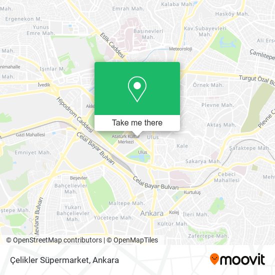 Çelikler Süpermarket map