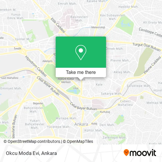 Okcu Moda Evi map