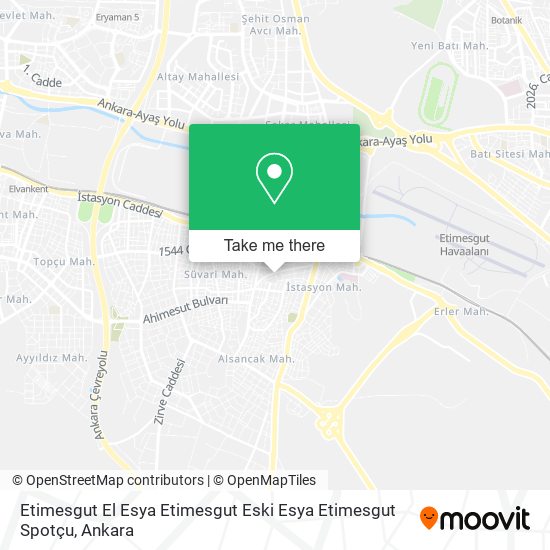 Etimesgut El Esya Etimesgut Eski Esya Etimesgut Spotçu map