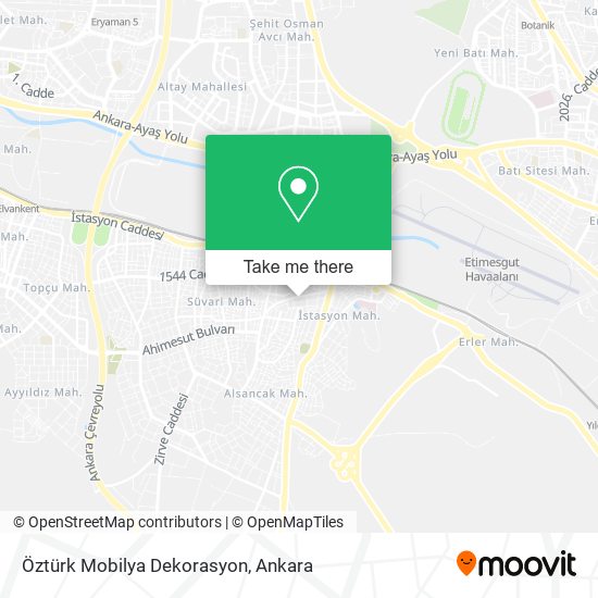 Öztürk Mobilya Dekorasyon map