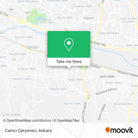 Camcı Çerçeveci map