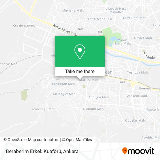 Beraberim Erkek Kuaförü map