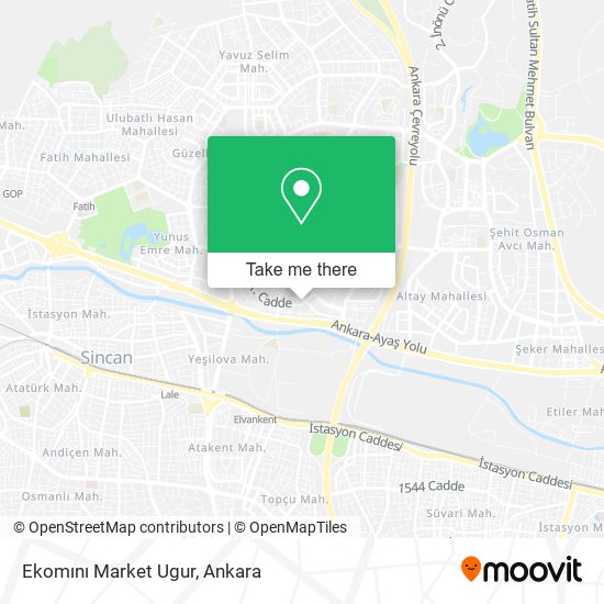 Ekomını Market Ugur map