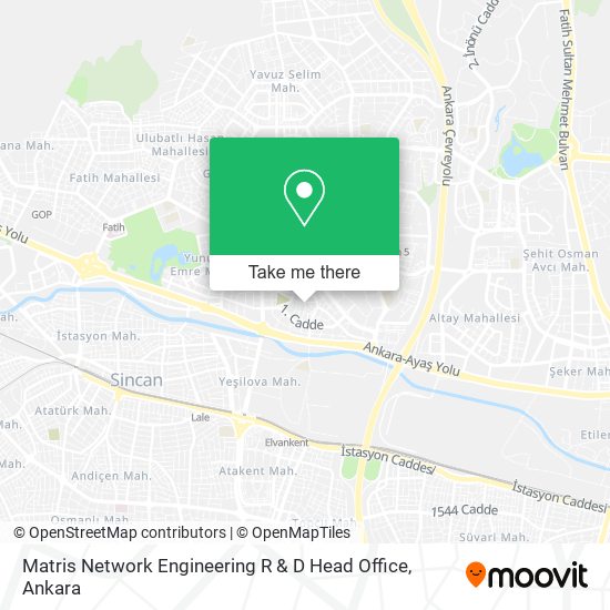 Matris Network Engineering R & D Head Office map