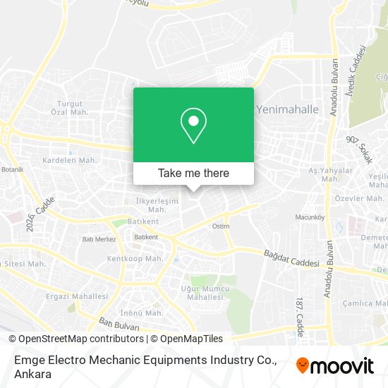 Emge Electro Mechanic Equipments Industry Co. map