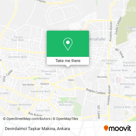 Devirdaimci Taşkar Makina map