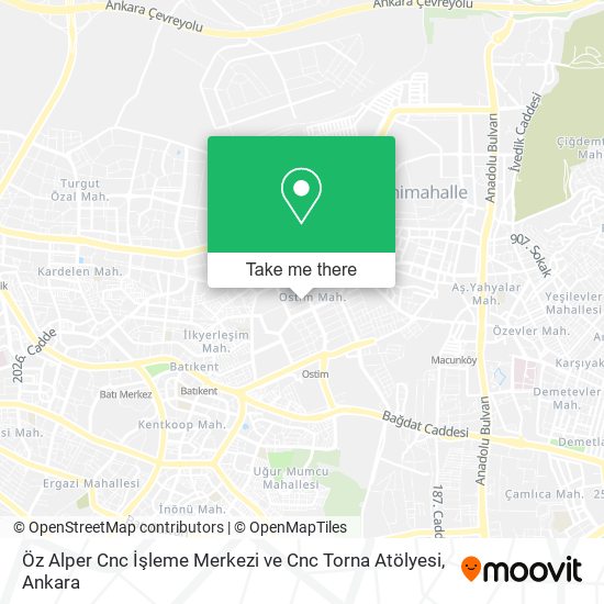 Öz Alper Cnc İşleme Merkezi ve Cnc Torna Atölyesi map