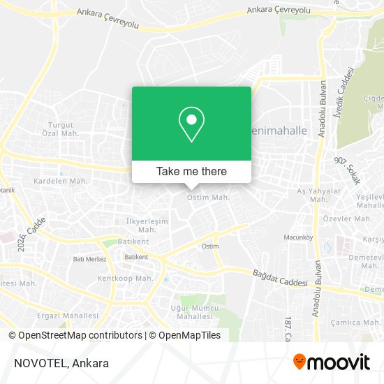 NOVOTEL map