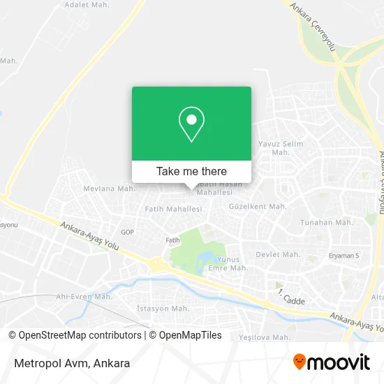 Metropol Avm map