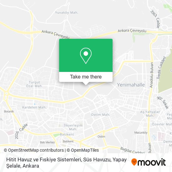 Hitit Havuz ve Fıskiye Sistemleri, Süs Havuzu, Yapay Şelale map