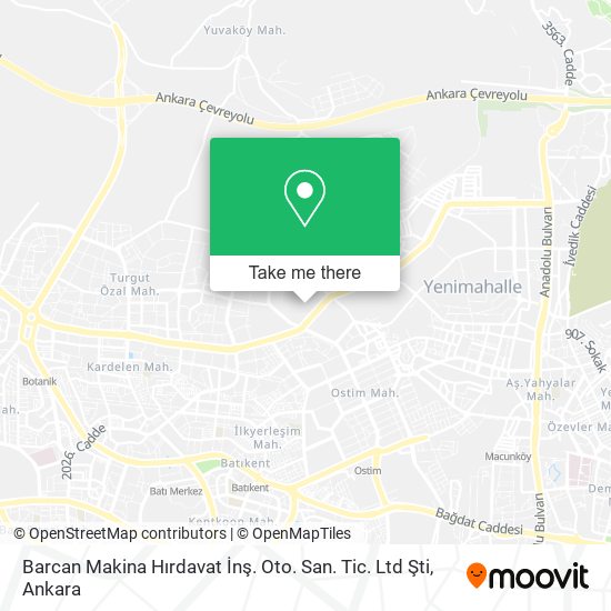 Barcan Makina Hırdavat İnş. Oto. San. Tic. Ltd Şti map