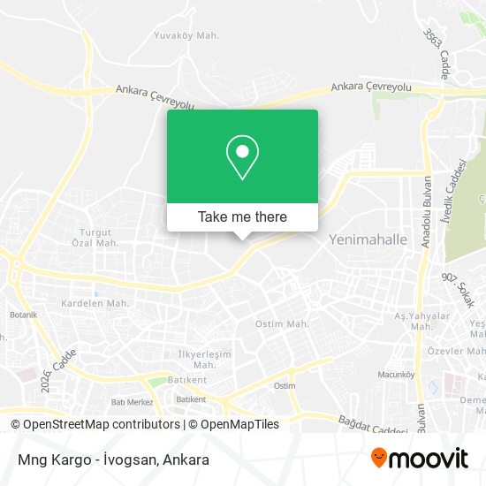 Mng Kargo - İvogsan map