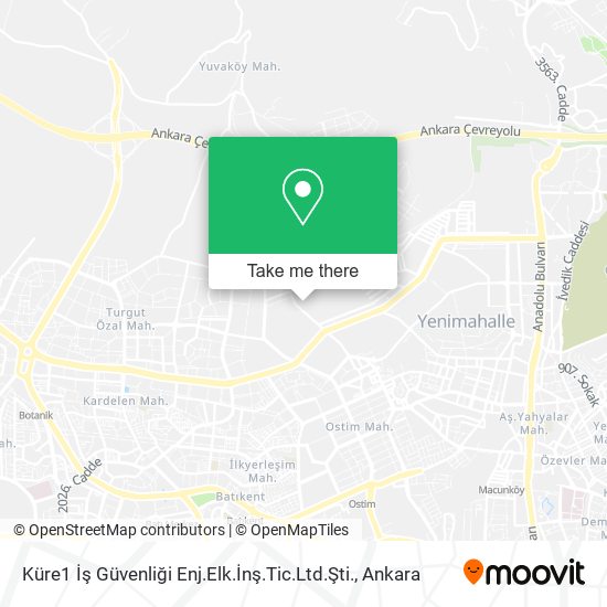 Küre1 İş Güvenliği Enj.Elk.İnş.Tic.Ltd.Şti. map