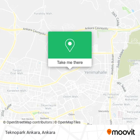 Teknopark Ankara map