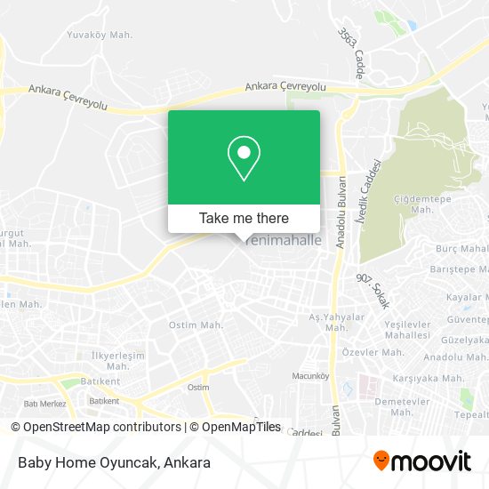 Baby Home Oyuncak map