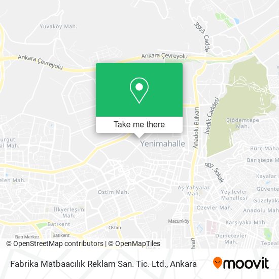 Fabrika Matbaacılık Reklam San. Tic. Ltd. map