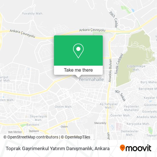 Toprak Gayrimenkul Yatırım Danışmanlık map