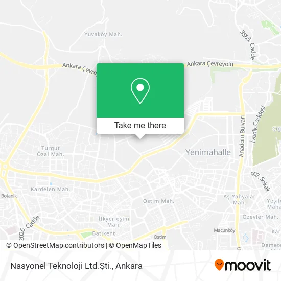 Nasyonel Teknoloji Ltd.Şti. map
