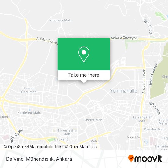 Da Vinci Mühendislik map