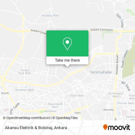 Akansu Elektrik & Bobinaj map