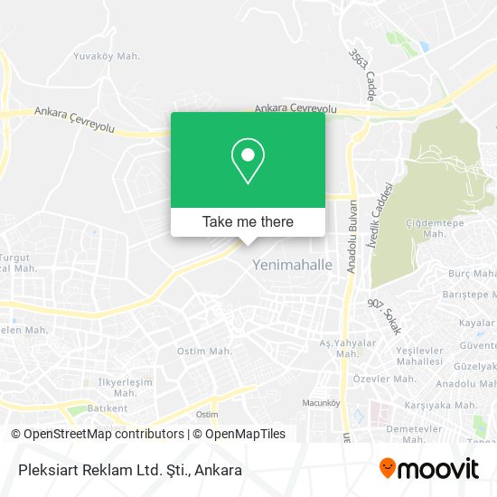 Pleksiart Reklam Ltd. Şti. map