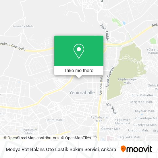 Medya Rot Balans Oto Lastik Bakım Servisi map
