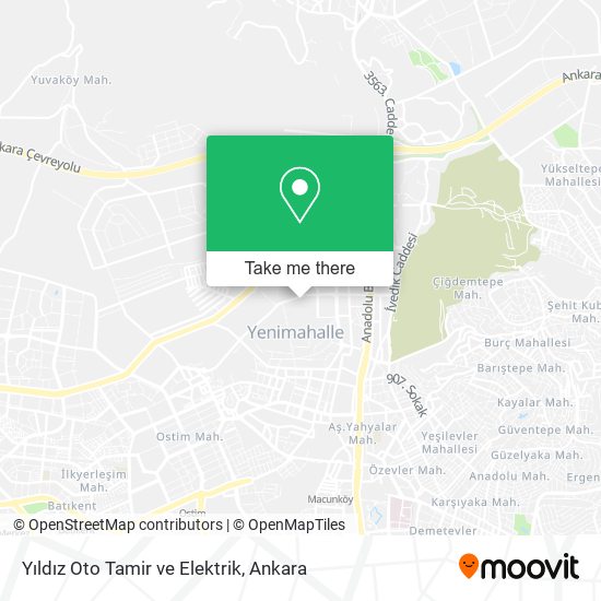 Yıldız Oto Tamir ve Elektrik map