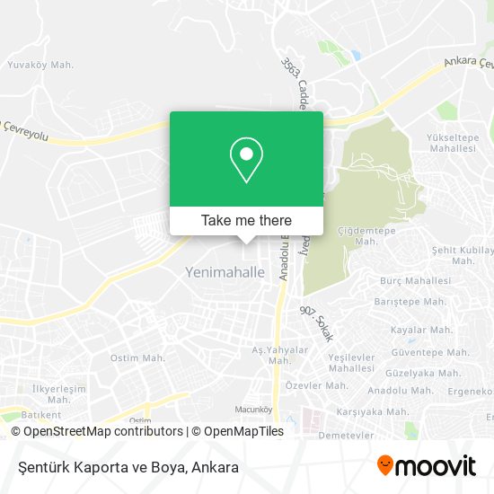 Şentürk Kaporta ve Boya map