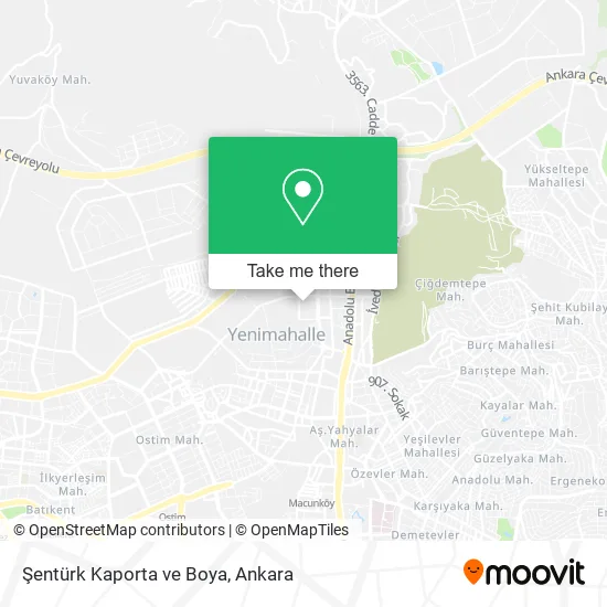 Şentürk Kaporta ve Boya map