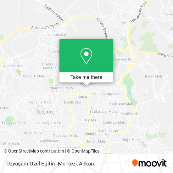 Özyaşam Özel Eğitim Merkezi map