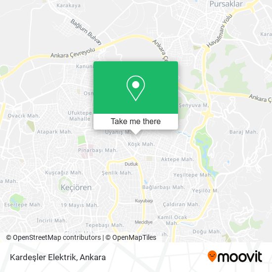 Kardeşler Elektrik map