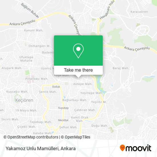 Yakamoz Unlu Mamülleri map