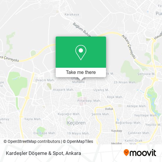 Kardeşler Döşeme & Spot map