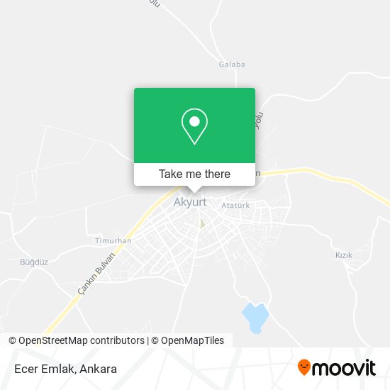 Ecer Emlak map