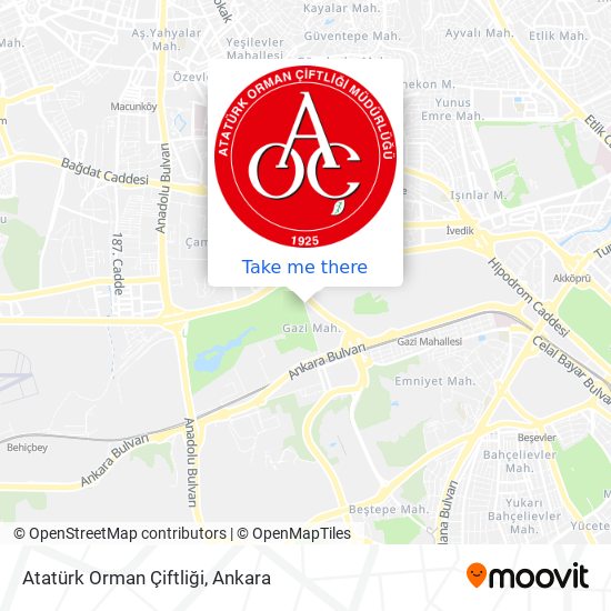 Atatürk Orman Çiftliği map
