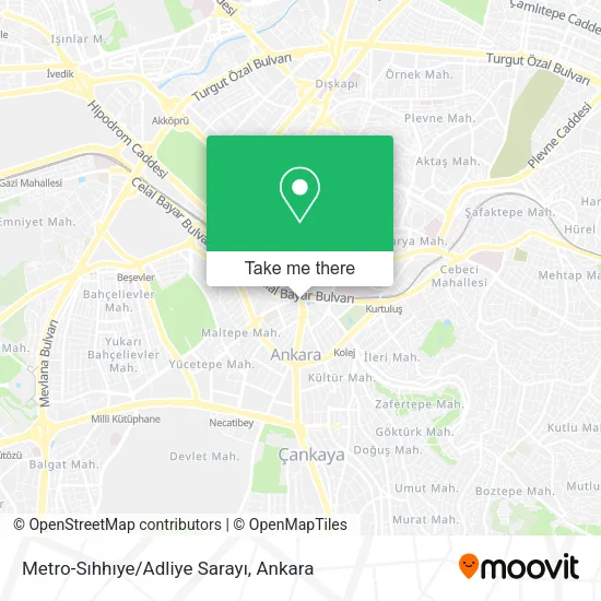Metro-Sıhhıye/Adliye Sarayı map