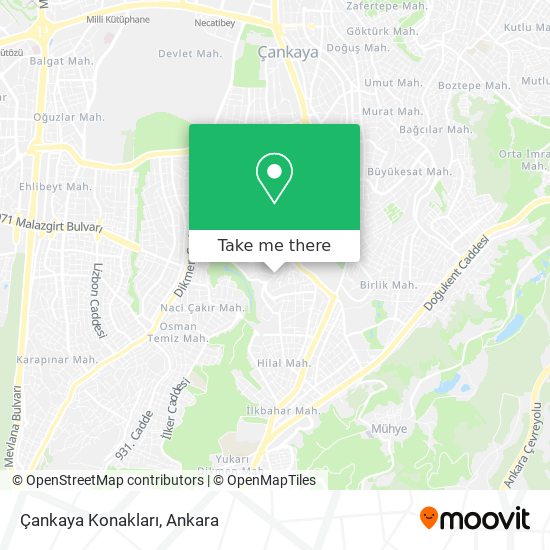 Çankaya Konakları map