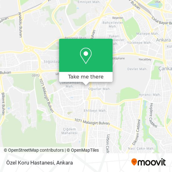 Özel Koru Hastanesi map