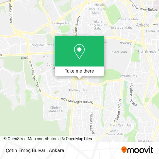 Çetin Emeç Bulvarı map