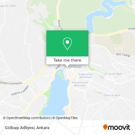 Gölbaşı Adliyesi map
