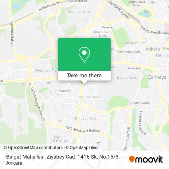 Balgat Mahallesi, Ziyabey Cad. 1416 Sk. No:15 / 3 map