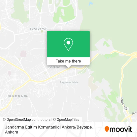 Jandarma Egitim Komutanligi Ankara / Beytepe map
