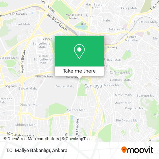 T.C. Maliye Bakanlığı map