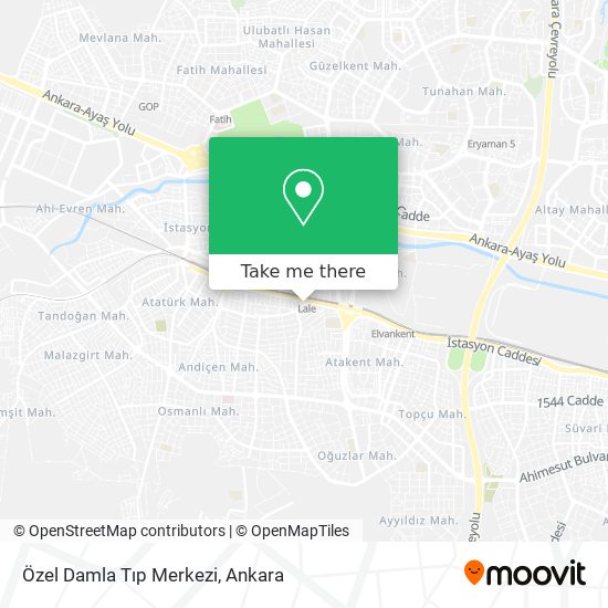 Özel Damla Tıp Merkezi map