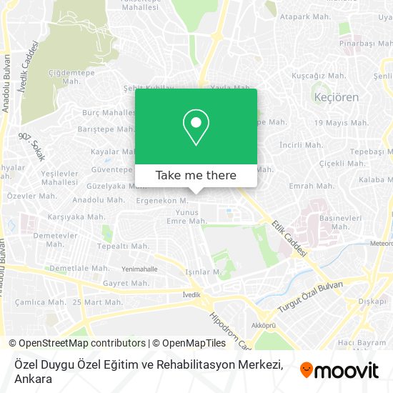 Özel Duygu Özel Eğitim ve Rehabilitasyon Merkezi map
